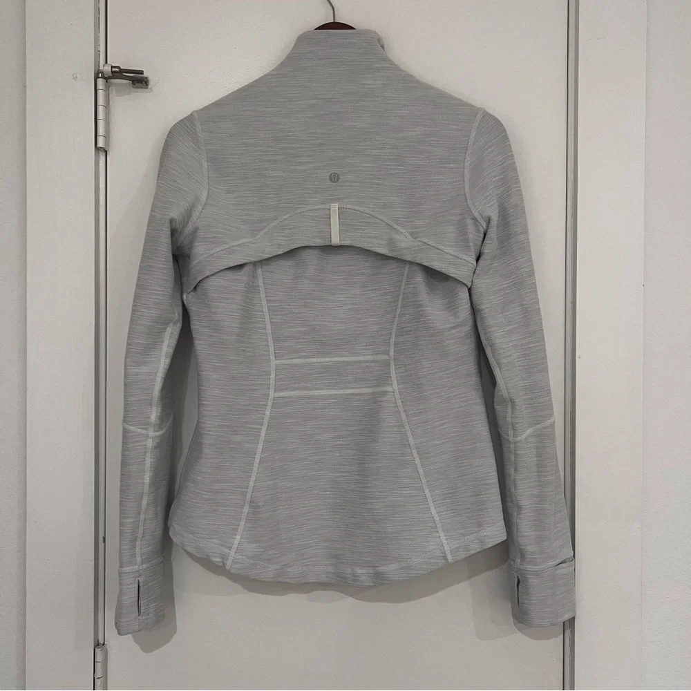 Lululemon Define Full Zip Jacket Heathered Grey - Picture 2 of 9